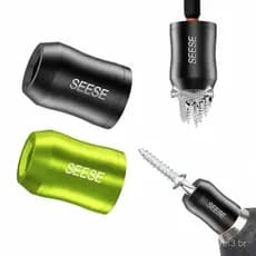 ShopHolidayHaoulSESStrongMagneticScrewRing:1/4 นิ้ว/6.35 มม.UniversalMagneticScrewHolderforHexandPowerBitsGiftforsไขควง,