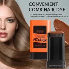 Pente Aplicador de Tintura para Cabelo - Tintura portátil para retoques, adequada tanto para mulheres quanto para homens