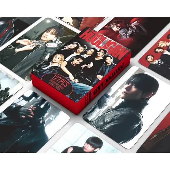 KPOP 127 peças/caixa Cartões fotográficos HOOLIGAN Cartões de coleção LOMO 8HHH