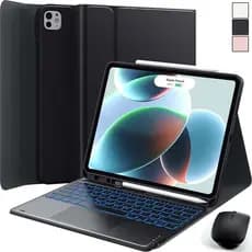 Trackpad Retroiluminado Capa De Teclado+Mouse Para iPad Air 8/7/6/5/4/3/2, iPad 11/10/9/8/7/6/5,iPad Pro 11,Mini 7/6