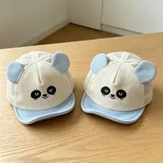 Bebê boné de pico bebê verão novo estilo malha boné respirável protetor solar boné de beisebol borda macia menino chapéu