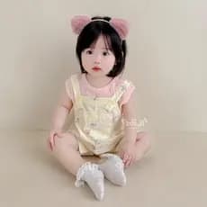 Bebê bebê roupas de verão roupas do bebê menina estilo ocidental macacão terno bonito Super bonito macacão de duas peças