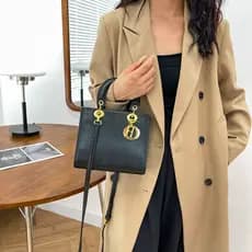Bolsa feminina textura bolsa feminina 2025 brilhante Diana bolsa moda ombro mensageiro bolsa feminina20260707