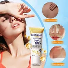 Creme Isolante de Colágeno Mais Vendido, Loção Isolante com Proteção UV NLHT