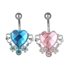 | 【piercing umbigo】 | bijuterias femininas ♀Umbigo prego Umbilical arco médico aço inoxidável hipoalergênico corpo Pierc