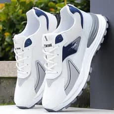 0VZ9 Novo Estilo de Verão Tênis Masculinos Respiráveis de Malha Leve para Corrida, Modernos e Versáteis