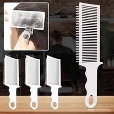 Pente para Degradê de Cabelo, Conjunto de 3 Peças, Pente Guia para Posicionamento de Corte de Cabelo, Design Curvo Espes
