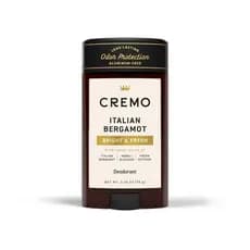 Desodorante Masculino CremoItalian com Aroma Cítrico, Sem Alumínio, Proteção Duradoura contra Odor (48 horas), 2,65 onça