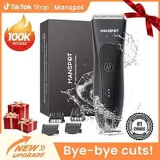 [ShopkFriday]Manspot4em1Aparador de Pelos Corporais Elétrico - Aparador de Pelos da Virilha, Aparador de Pelos Íntimos p