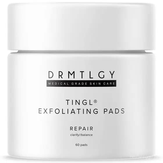 DRMTLGY Tingl Discos Esfoliantes para Rosto e Corpo – Ácido Glicólico, Lático e Salicílico para Acne, Poros, Cravos e Ru