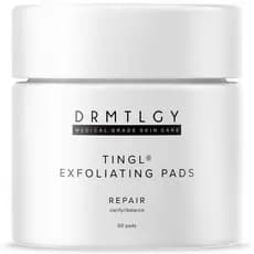 DRMTLGY Tingl Discos Esfoliantes para Rosto e Corpo – Ácido Glicólico, Lático e Salicílico para Acne, Poros, Cravos e Ru