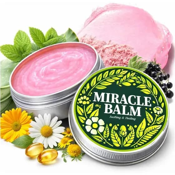 Bálsamo Milagroso, Creme Milagroso de 50g, Bálsamo Milagroso Orgânico para Pernas Inchadas, Creme Calmante para Alívio d