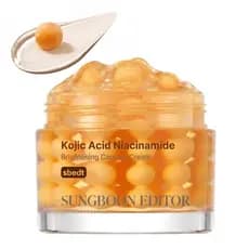 SUNGBOONEDITOR Creme em Cápsulas Iluminador com Ácido Kójico, Niacinamida, Cúrcuma e PHA, Hidratante Iluminador para Tom
