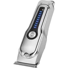 Barbeador Elétrico Masculino - Sistema de Corte de Cabelo Sem Fio Recarregável, Equipado com Lâminas Auto-Afiáveis, 6 Pe
