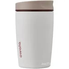 Copo Térmico de Aço Inoxidável Owala SmoothSip Slider, Copo Reutilizável para Café Gelado, Caneca de Viagem para Café Qu