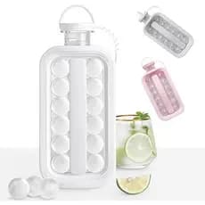 Uncork&Uncap2-in-1BallMakerIceCubeTray&WaterBottle()