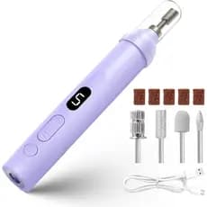 Máquina Elétrica de Perfuração de Unhas, Lixa Elétrica para Unhas, Kit de Lixas para Iniciantes, Ferramenta de Polimento