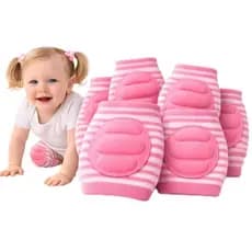 Protetores de Joelho para Bebês Engatinhando - 3 Pares de Protetores de Joelho Unissex para Bebês, Equipamento de Proteç