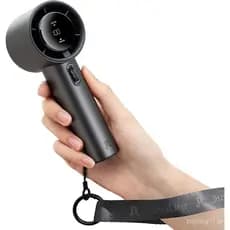 Ventilador Portátil JISULIFE Pro Series - Fluxo de Ar de Alta Velocidade: Controle de Velocidade de 1 a 100, Corpo de Me