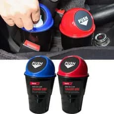 Lixeiras de 17cm para Carro, Mini Lixeiras de Plástico, Recipientes de Lixo para Mesa de Escritório, Carro, Van ou Camin