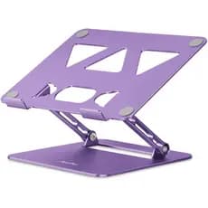 Suporte ajustável para laptop Aoviho para mesa, suporte portátil e elevador para laptop, suporte dobrável de alumínio pa