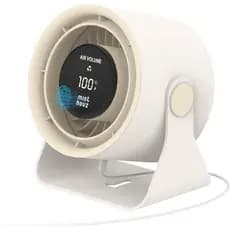 Ventilador de Mesa Minthouz - Controle por Toque, Display LED, Ventilador USB Premium com Bateria Recarregável de 3600mA