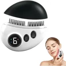 Massageador Facial Elétrico, Escova Facial para Drenagem Linfática e Escultura da Linha do Maxilar, 3 Modos e 9 Níveis d