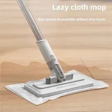 Mop multifuncional para uso doméstico pode conter panos de limpeza e trapos usados para limpar toda a casa sem deixar ne