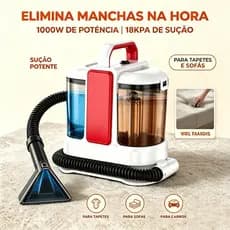 Extratora Portátil para Limpeza Doméstico 127V Limpa Colchão Sofá Tapete Higienização