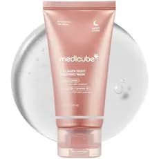 Máscara Facial Medicube Wrapping Mask Colágeno Noturna Peel Off |   Cuidado de Elasticidade e Hidratação, Reduz Flacidez