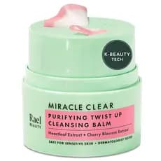 Rael Miracle Clear Facial Cleanser – Removedor de Maquiagem, Lavagem Facial Diária, Cuidado Suave para Poros Profundos,