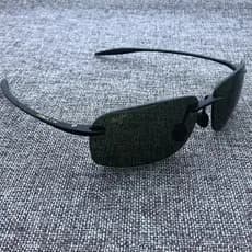 Óculos de Sol QQ Maui Jim para Homens, Sem Armação, Esportivos e Casuais 9TMS