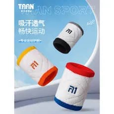 Taan esportes pulseira Badminton masculino taan feminino suor-limpeza tênis bainha de pulso basquete correndo suor-absor