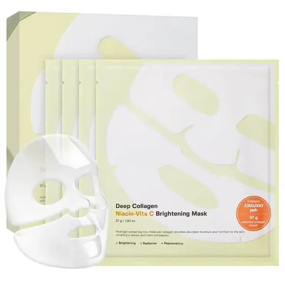 SUNGBOON EDITOR Máscara Noturna de Colágeno Profundo com Niacinamida e Vitamina C, Máscara Clareadora e Antirrugas, 2.16