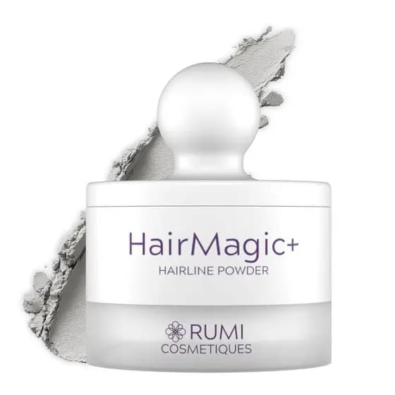 Rumi Coetiques HairMagic+ Pó para Cobrir Raízes para Mulheres Adultas – Cobertura Instantânea de Cabelos Brancos e Preen