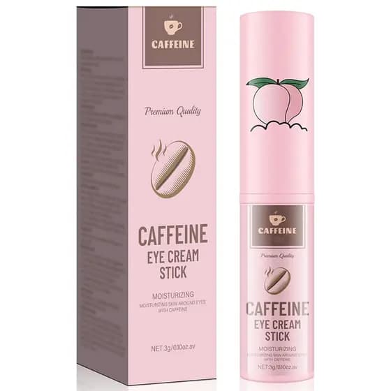 Bastão para Olhos com Cafeína, para Antienvelhecimento, Olheiras, Inchaço e Rugas, Hidratante para a Área dos Olhos com 