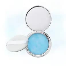 Pó Compacto Matificante para Controle de Oleosidade, Pó Facial Compacto em Gel, Leve, Sem Sebo, de Longa Duração para Fi