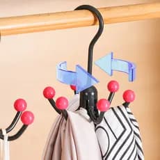 Multifuncional rotativo seis-garra gancho roupa interior do agregado familiar estilingue casaco gancho dormitório guarda