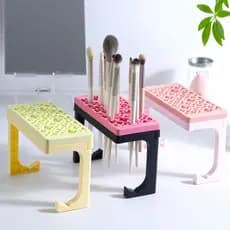 Pincel de maquiagem rack de armazenamento de silicone rack de secagem caixa de armazenamento de caneta de maquiagem rack