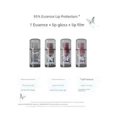 | 【lip tint ruby rose】 | ♜FLORTTE/Flor Lolia Twin Butterfly Lip Essence Mel Batom Lip Glaze Espelho Nu Lip Care Lip Care