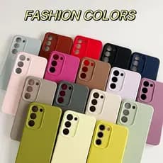 Adequado para Samsung S26Ultra caso de telefone novo estilo sensação de pele s25 + resistente ao choque s23ultra caso pr