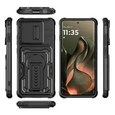 Novo estilo escudo adequado para MoTo G Stylus três-prova caso de telefone borda 2025 janela deslizante armadura capa pr