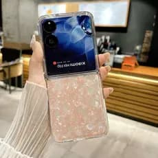 Adequado para Xiaomi MixFlip caso de telefone tela dobrável criativo padrão de concha transparente tudo incluído choque-