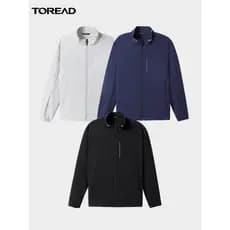 Explorer pequeno gola jaqueta masculina TAEK81205-G05X primavera verão fino estiramento ao ar livre correndo roupas espo