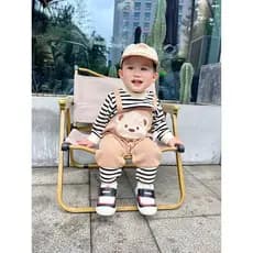 Macacão de bebê cem dias ao mês Super fofo fofo fofo urso macacão outono inverno