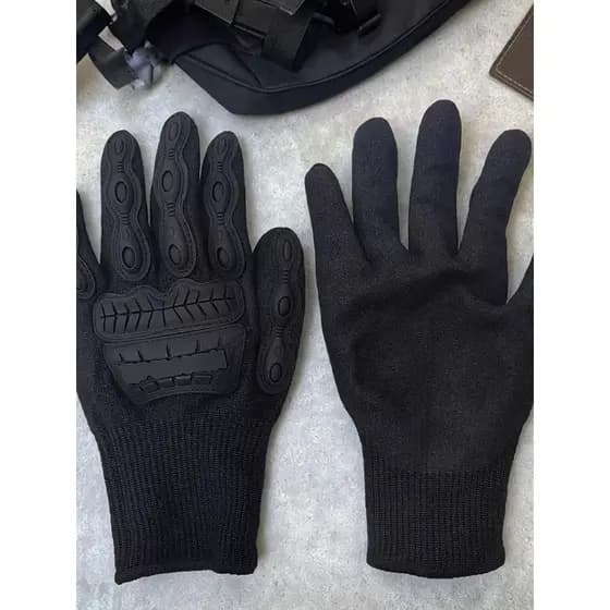 Luvas táticas anti-corte para treinamento, resistente ao desgaste, antiderrapante, equipamento de proteção, tela sensíve