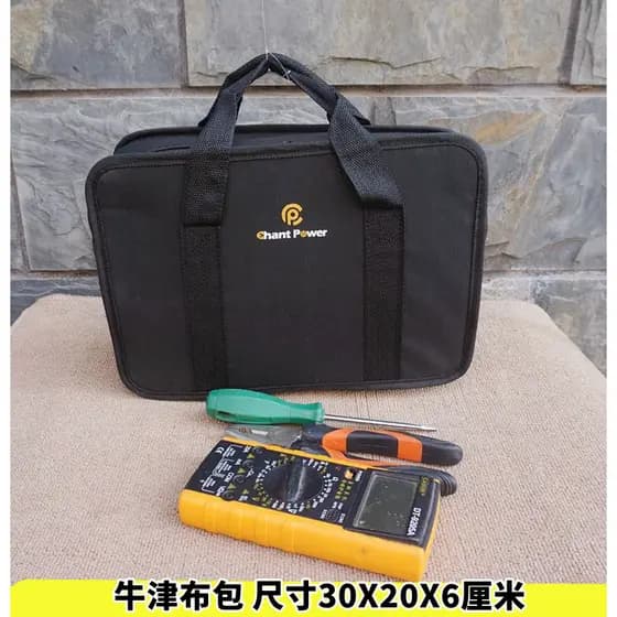 Bolsa de ferramentas resistente ao desgaste, lona pequena, espessada, multifuncional, eletricista, reparo especial de fe
