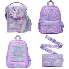 Austrália smiggle bolsa escolar média crianças dos desenhos animados mochila estudantes do ensino fundamental mochila de