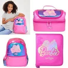 Austrália smiggle mochila crianças rosa princesa saco grande capacidade lápis caso copo de palha estudantes do ensino mé