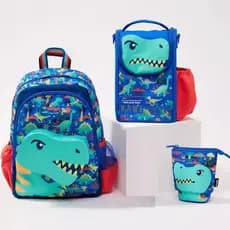 Austrália smiggle mochila crianças forma média mochila estudantes da escola primária jardim de infância dos desenhos ani